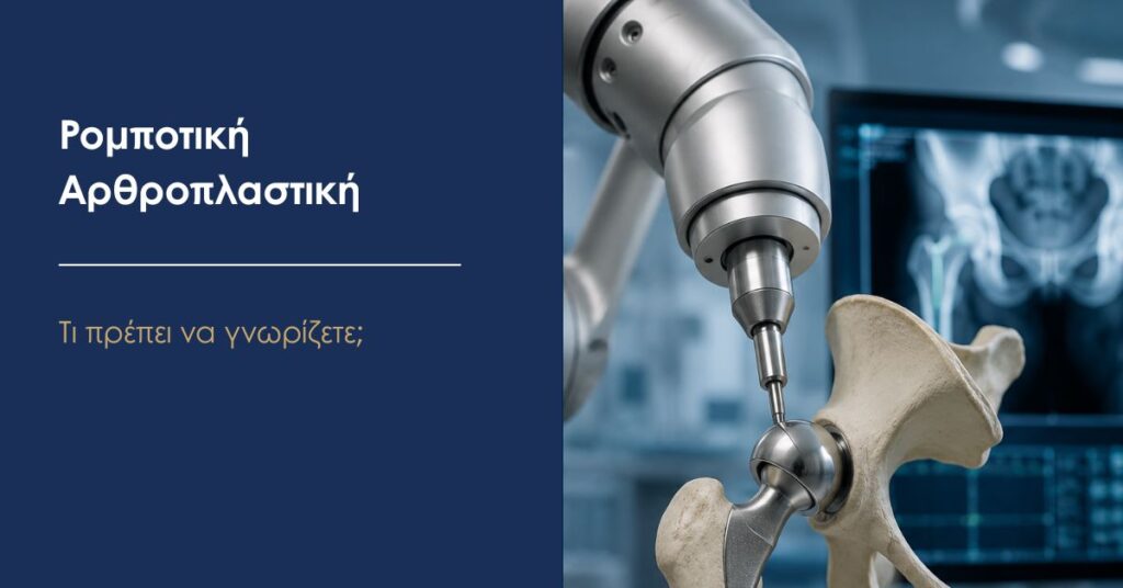 ROBOTIC ORTHOPEDICS αρθροπλαστική mako rosa